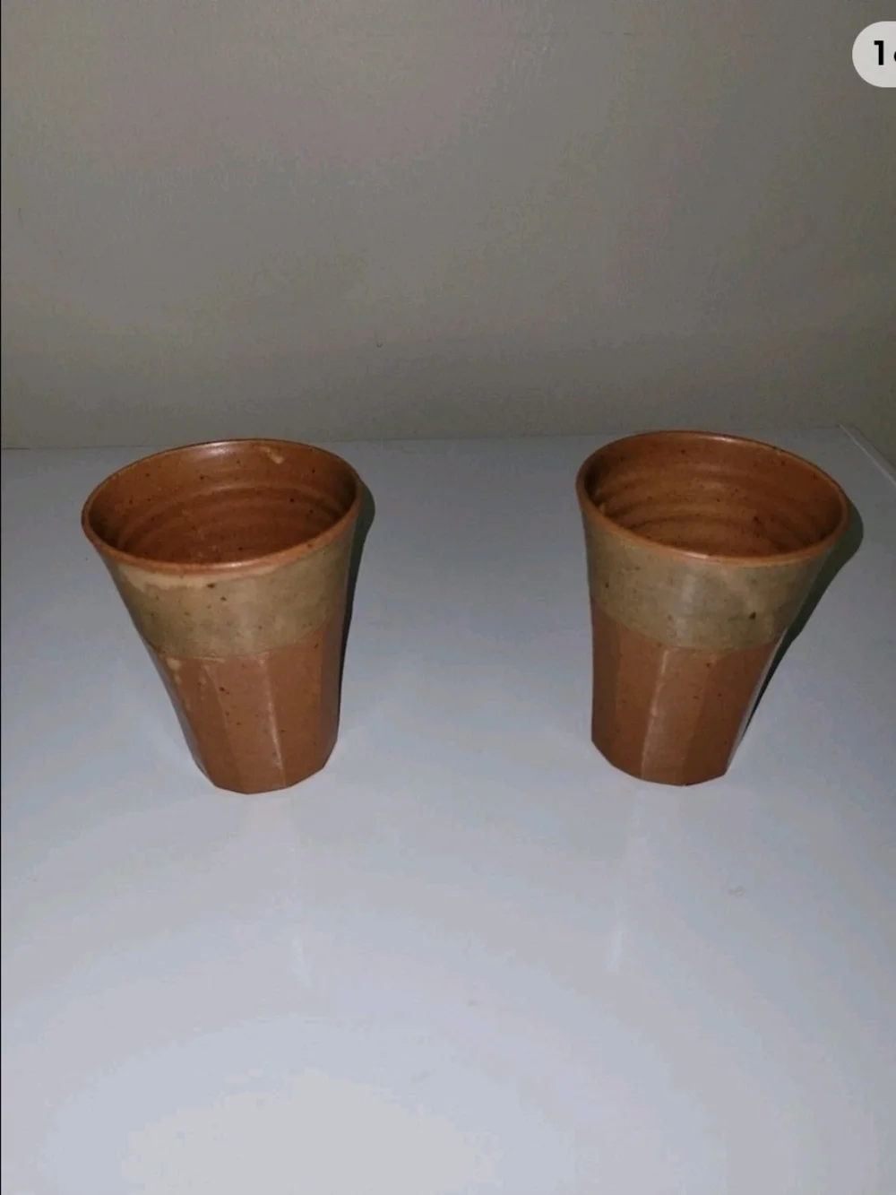 Handmade Terracotta Ceramic Cups - Set of 2